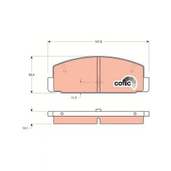 TRW DTEC Brake Pads