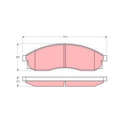 TRW DTEC Brake Pads