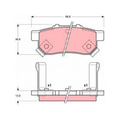 TRW Brake Pads