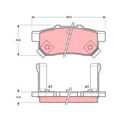 TRW DTEC Brake Pads