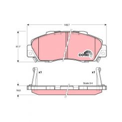 TRW DTEC Brake Pads