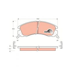 TRW DTEC Brake Pads