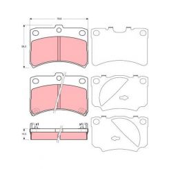 TRW DTEC Brake Pads