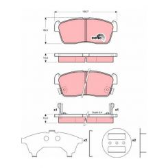 TRW Brake Pads