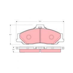 TRW DTEC Brake Pads