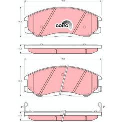 TRW DTEC Brake Pads