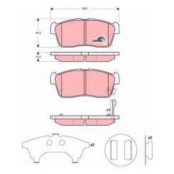 TRW Brake Pads