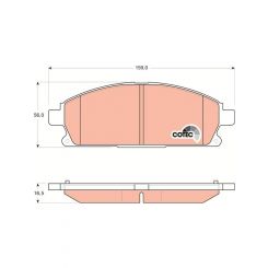 TRW DTEC Brake Pads