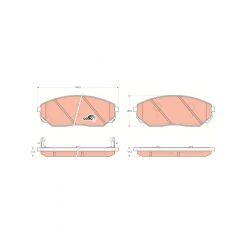 TRW DTEC Brake Pads