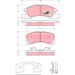 TRW DTEC Brake Pads