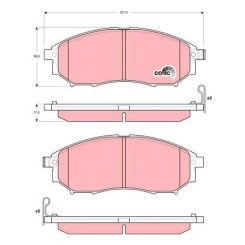 TRW DTEC Brake Pads