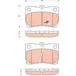 TRW DTEC Brake Pads