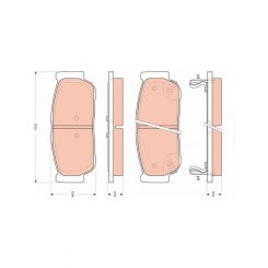 TRW Brake Pads