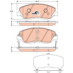 TRW DTEC Brake Pads