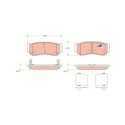 TRW DTEC Brake Pads