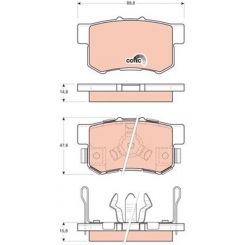 TRW DTEC Brake Pads