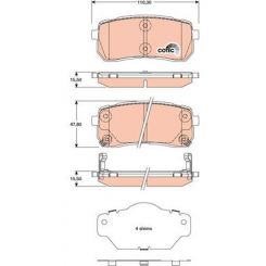 TRW DTEC Brake Pads