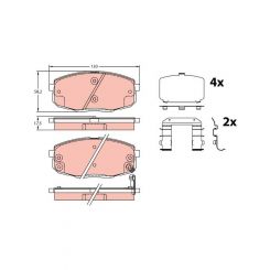 TRW DTEC Brake Pads