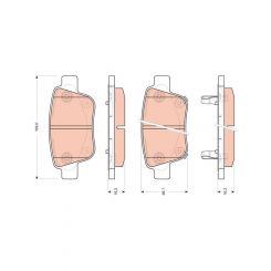 TRW DTEC Brake Pads