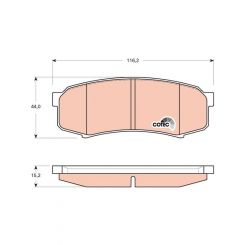 TRW DTEC Brake Pads