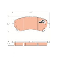 TRW DTEC Brake Pads