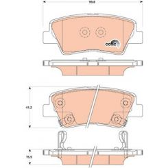 TRW DTEC Brake Pads