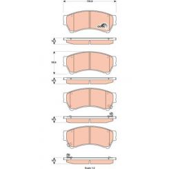 TRW DTEC Brake Pads