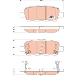 TRW Brake Pads
