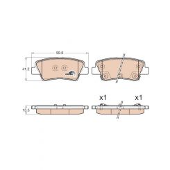 TRW DTEC Brake Pads