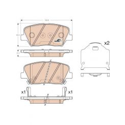 TRW DTEC Brake Pads