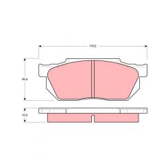 TRW DTEC Brake Pads
