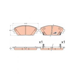 TRW Brake Pads
