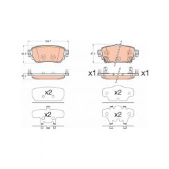 TRW Brake Pads