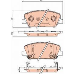TRW Brake Pads