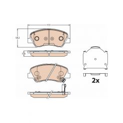 TRW Brake Pads