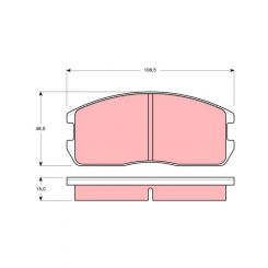 TRW DTEC Brake Pads