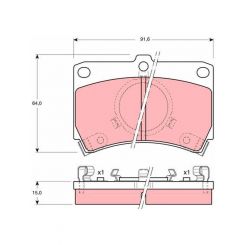 TRW Brake Pads