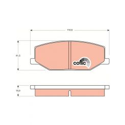 TRW DTEC Brake Pads