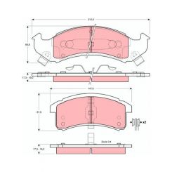 TRW Brake Pads