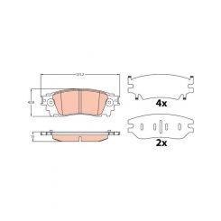 TRW DTEC Brake Pads
