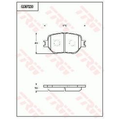TRW DTEC Brake Pads
