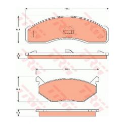 TRW DTEC Brake Pads
