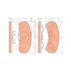 TRW DTEC Brake Pads