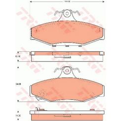 TRW DTEC Brake Pads