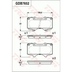 TRW Brake Pads