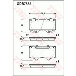 TRW DTEC Brake Pads