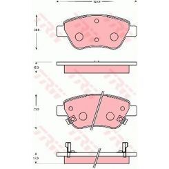 TRW DTEC Brake Pads