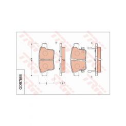 TRW DTEC Brake Pads