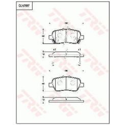 TRW DTEC Brake Pads