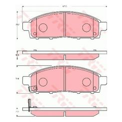TRW DTEC Brake Pads